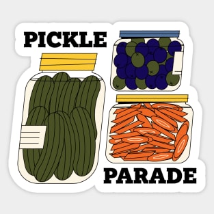 Pickle Parade Sticker